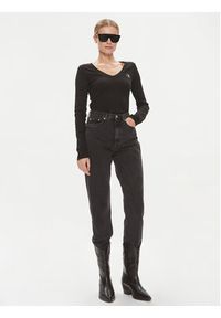 Calvin Klein Jeans Bluzka J20J222882 Czarny Regular Fit. Kolor: czarny. Materiał: bawełna #5