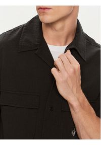 Calvin Klein Jeans Koszula Seersucker J30J325175 Czarny Relaxed Fit. Kolor: czarny. Materiał: bawełna #4