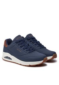 skechers - Skechers Sneakersy Uno - Suited On Air 183004 Granatowy. Kolor: niebieski. Materiał: skóra #5