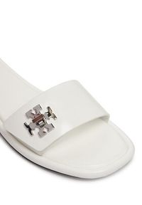 Tory Burch Klapki T Lock Slide 164676 Biały. Kolor: biały. Materiał: skóra #6