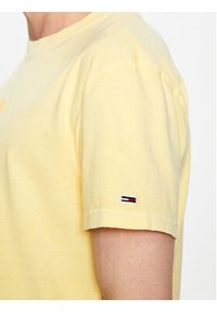 Tommy Jeans T-Shirt Classic Logo DM0DM16227 Żółty Regular Fit. Kolor: żółty. Materiał: bawełna #3