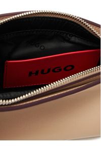 Hugo - HUGO Torebka 50536988 Beżowy. Kolor: beżowy. Materiał: skórzane #3