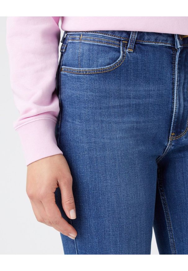Wrangler - WRANGLER STRAIGHT DAMSKIE SPODNIE JEANSOWE JEANSY HUDSON W20TB940T 112141245