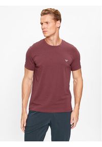 Emporio Armani Underwear Komplet 2 t-shirtów 111267 3F720 15876 Bordowy Regular Fit. Kolor: czerwony. Materiał: bawełna
