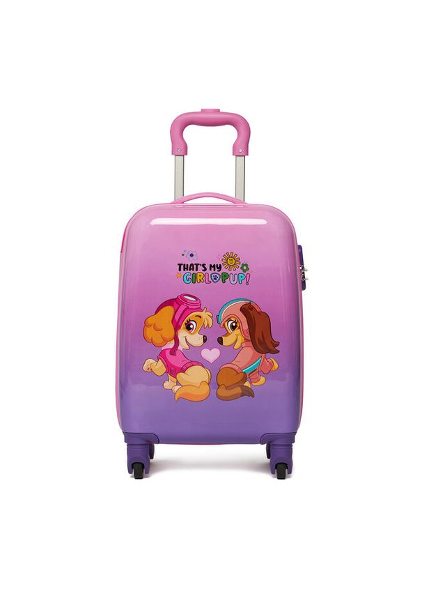 PAW PATROL - Walizka dziecięca Paw Patrol. Kolor: różowy