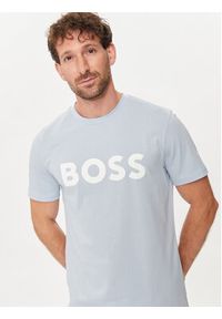 BOSS - Boss T-Shirt Thinking 1 50481923 Niebieski Regular Fit. Kolor: niebieski. Materiał: bawełna #2
