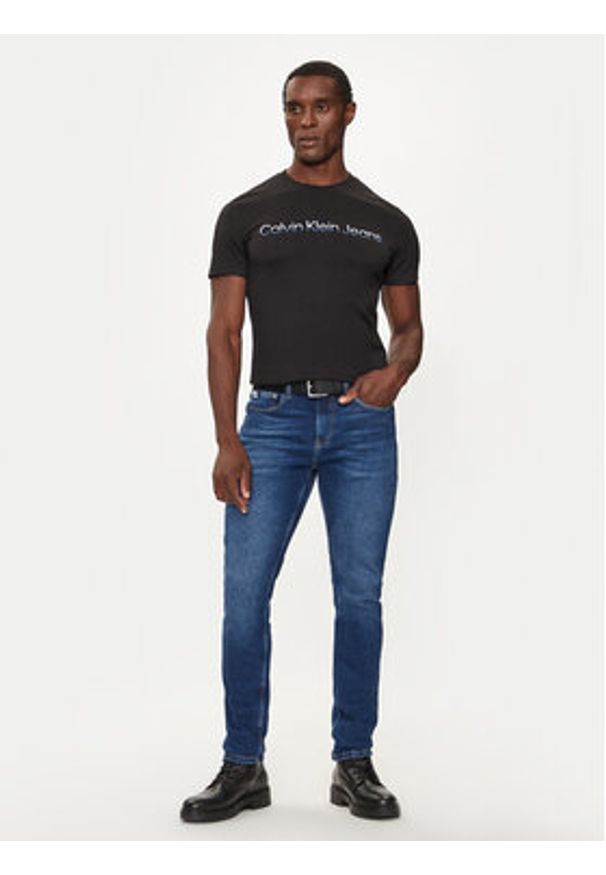 Calvin Klein Jeans Jeansy J30J325735 Niebieski Slim Fit. Kolor: niebieski