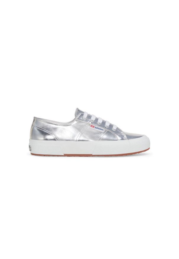 Sneakersy damskie Superga 2750 Mirror Faux Leather. Kolor: szary
