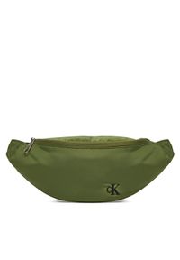 Calvin Klein Jeans Saszetka nerka K50K511781 Zielony. Kolor: zielony. Materiał: materiał