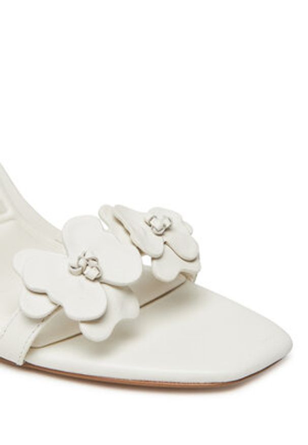 Aldo Sandały Daisylily 13965245 Biały. Kolor: biały. Materiał: skóra