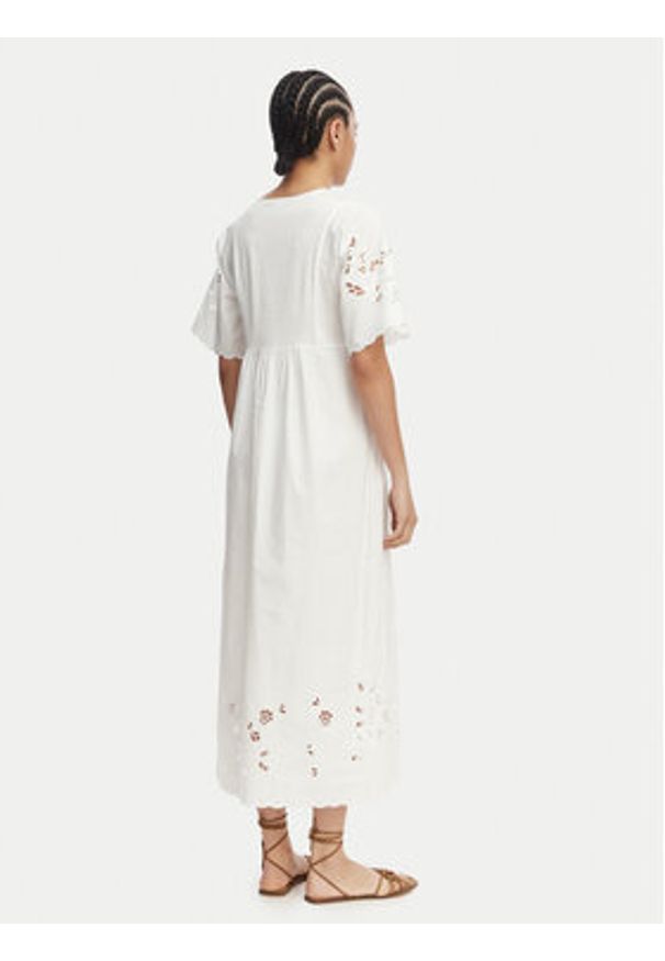 Weekend Max Mara Sukienka codzienna Tartufo 2615621092 Biały Relaxed Fit. Okazja: na co dzień. Kolor: biały. Materiał: bawełna. Typ sukienki: proste. Styl: casual