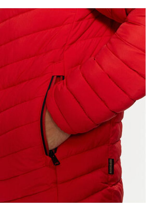 Napapijri Kurtka puchowa A-Lapaz H NP0A4I26 Czerwony Regular Fit. Kolor: czerwony. Materiał: syntetyk