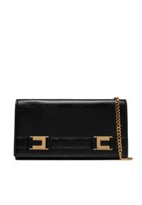 Elisabetta Franchi Portfel PF-65A-61E2-V270 Czarny. Kolor: czarny. Materiał: skóra #1