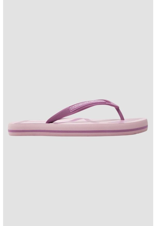 EA7 Emporio Armani - EA7 EMPORIO ARMANI Różowe japonki, Rozmiar 37. Kolor: różowy