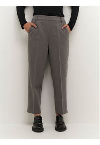 Kaffe Spodnie materiałowe Sakura 10506127 Szary Relaxed Fit. Kolor: szary. Materiał: syntetyk