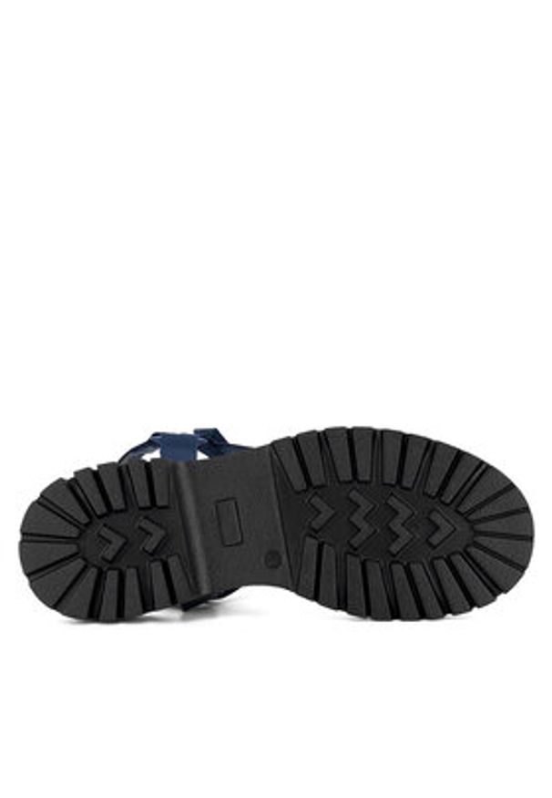 Jenny Fairy Sandały JD23-0417-56 Granatowy. Kolor: niebieski. Materiał: materiał