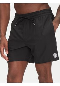 Volcom Szorty kąpielowe Lido A2512503 Czarny Regular Fit. Kolor: czarny. Materiał: syntetyk