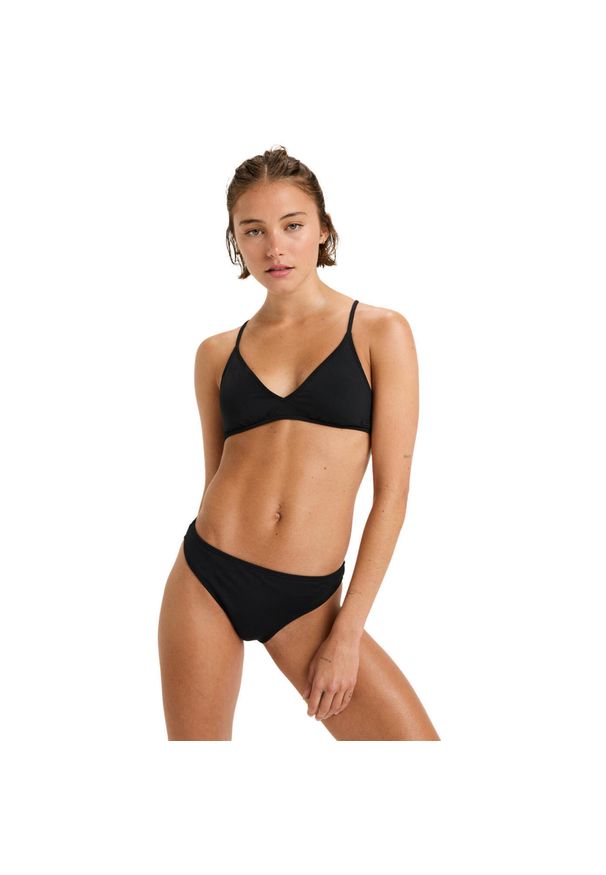 Roxy - Dół bikini dla Kobiety BEACH CLASSICS MODERATE Czarny. Kolor: szary. Materiał: tkanina, elastan, poliester