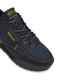 Replay - REPLAY Sneakersy Field M GMS1P .000.C0066L Granatowy. Kolor: niebieski. Materiał: skóra #3