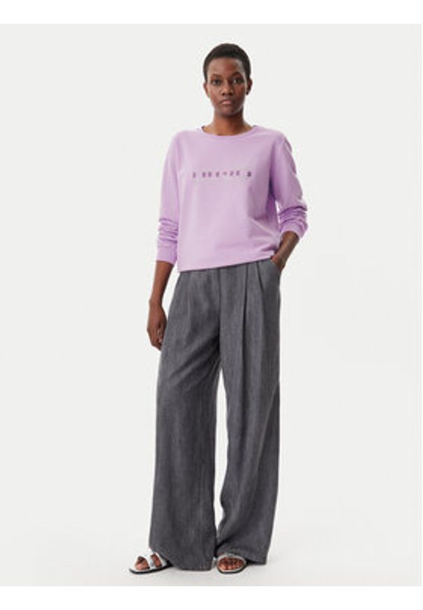 Liu Jo Bluza TA4225 FS090 Fioletowy Regular Fit. Kolor: fioletowy. Materiał: bawełna