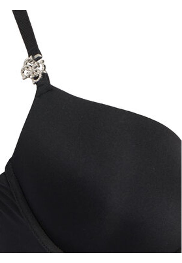 Guess Biustonosz z fiszbiną O5RC20 KCF20 Czarny. Kolor: czarny. Materiał: syntetyk