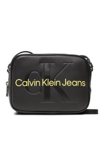 Calvin Klein Jeans Torebka Sculpted Camera Bag 18 Mono K60K610275 Czarny. Kolor: czarny. Materiał: skórzane #1