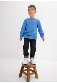 bonprix - Bluza z miękkiego materiału z bawełną (2 szt.). Kolor: niebieski. Materiał: bawełna, materiał #2