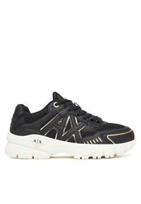 Sneakersy Armani Exchange. Kolor: czarny