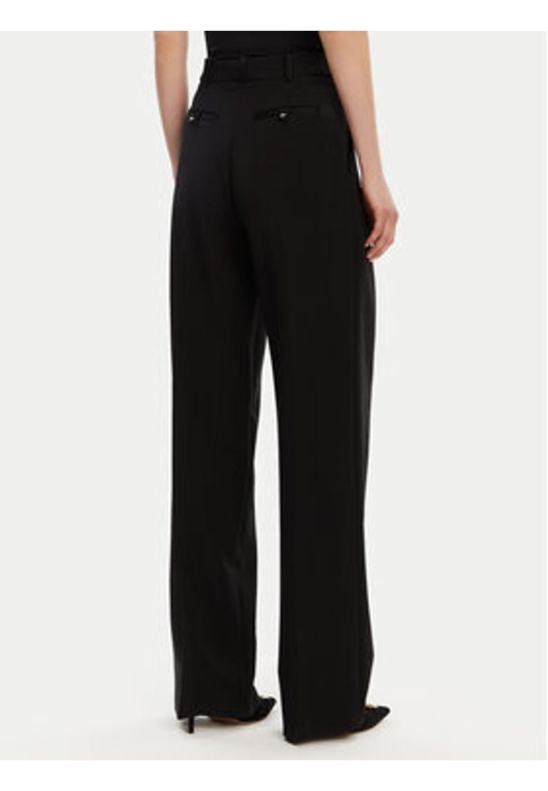 Elisabetta Franchi Spodnie materiałowe PA-081-51E2-V360 Czarny Regular Fit. Kolor: czarny. Materiał: syntetyk