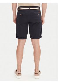 INDICODE Szorty materiałowe Royce 70-039 Granatowy Slim Fit. Kolor: niebieski. Materiał: bawełna