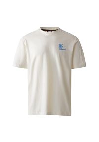 Koszulka The North Face Outdoor Gardenia 0A8524N3N1 - biała. Kolor: biały. Materiał: bawełna. Długość rękawa: krótki rękaw. Długość: krótkie. Wzór: nadruk. Sport: outdoor