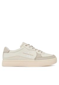 Calvin Klein Jeans Sneakersy Classic Cupsole Low Lth Ml Fad YM0YM00885 Beżowy. Kolor: beżowy