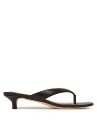 Lauren Ralph Lauren - LAUREN RALPH LAUREN Japonki Francesca 802966841001 Czarny. Kolor: czarny. Materiał: skóra