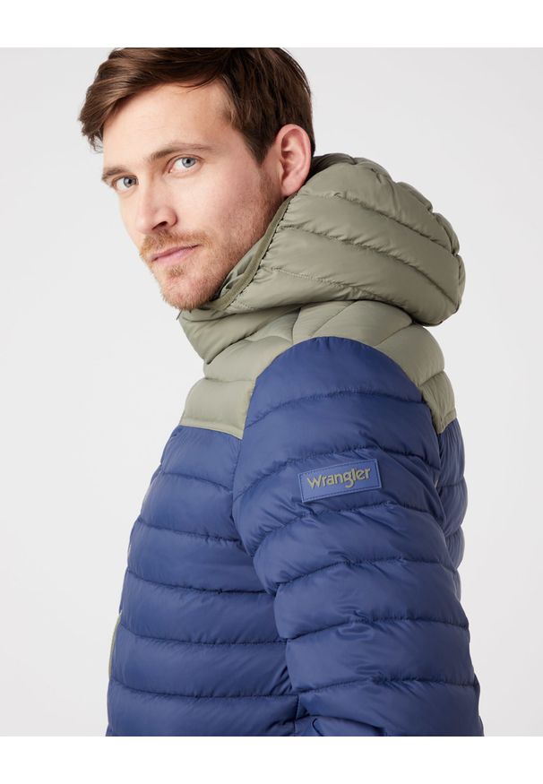Wrangler - WRANGLER PUFFER JACKET MĘSKA KURTKA PRZEJŚCIOWA NAVY W4B1WA114 112319932
