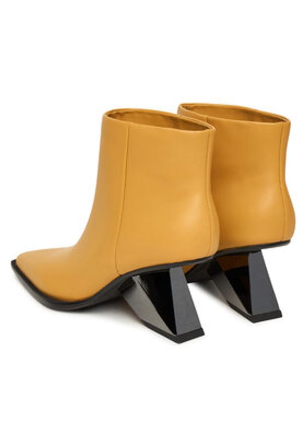 United Nude Botki Rockit Pull On Bootie 1094792816 Żółty. Kolor: żółty. Materiał: skóra