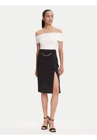 Marciano Guess Spódnica midi 5YGD07 7357A Czarny Regular Fit. Kolor: czarny. Materiał: syntetyk #5