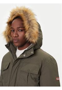 Hunter Parka Angus HARM0018252 Zielony Regular Fit. Kolor: zielony. Materiał: syntetyk #3