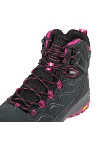 ALPINE PRO - Buty trekkingowe Alpine Pro Kufe Vibram. Wysokość cholewki: przed kolano. Kolor: różowy. Materiał: skóra. Szerokość cholewki: normalna