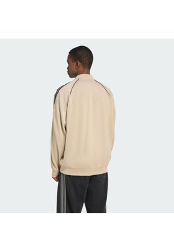 Adidas - adidas Bluza adicolor SST Classic KC8524 Beżowy Loose Fit. Kolor: beżowy. Materiał: bawełna