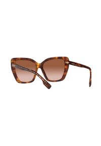 Burberry okulary przeciwsłoneczne damskie kolor brązowy. Kolor: brązowy #5