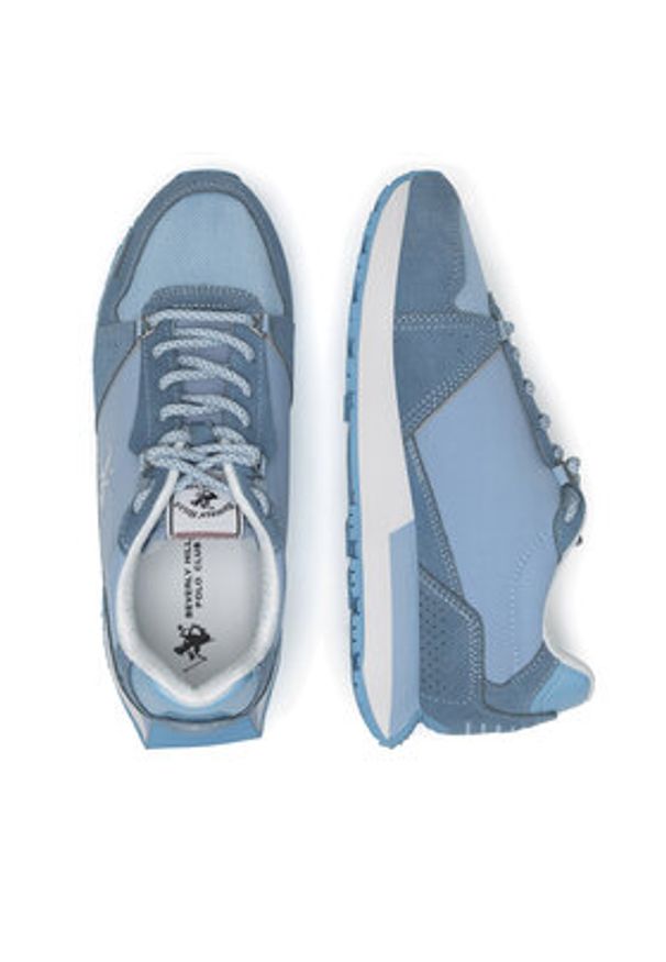 Beverly Hills Polo Club Sneakersy CRUZ MIX 2 Niebieski. Kolor: niebieski. Materiał: materiał