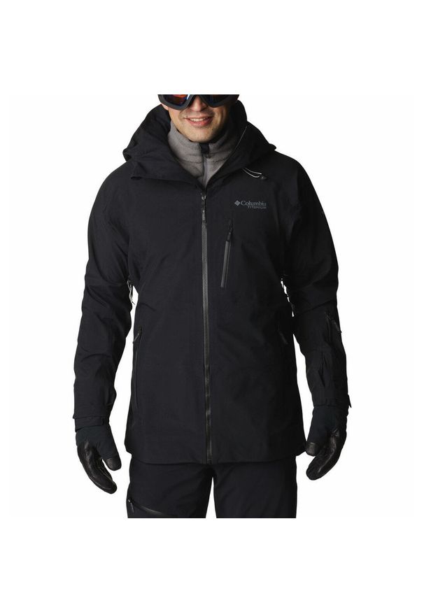 columbia - Kurtka Narciarska Męska Columbia Platinum Peak 3L Hardshell. Kolor: czarny. Materiał: hardshell. Sezon: zima. Sport: narciarstwo