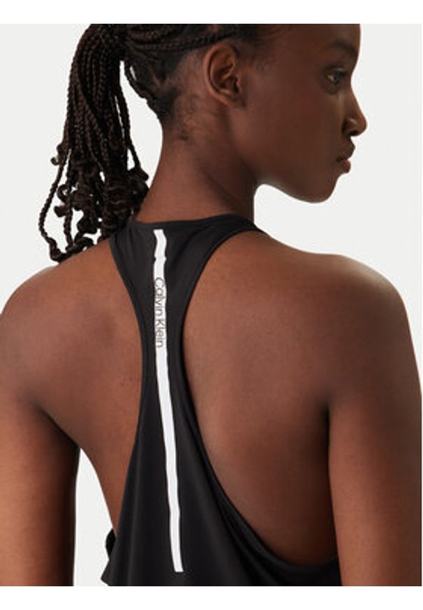 Calvin Klein Performance Top Icon Sport LVGWS6K234 Czarny Slim Fit. Kolor: czarny. Materiał: syntetyk. Styl: sportowy