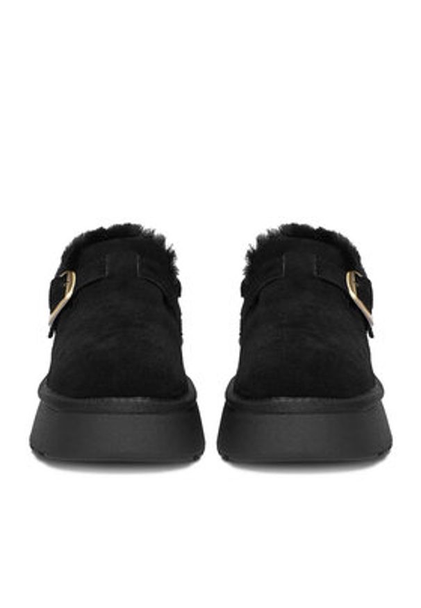 Badura Śniegowce EO-CALLIE-TS6288-01 Czarny. Kolor: czarny. Materiał: skóra, zamsz