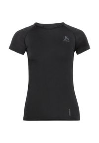 Koszulka damska Odlo BL TOP crew neck s/s PERFORMANCE X-LIGHT. Kolor: wielokolorowy, czarny, szary