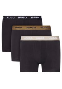 Hugo - HUGO Komplet 3 par bokserek 50532613 Czarny. Kolor: czarny. Materiał: bawełna