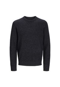Sweter Jack & Jones Clambswool czarna piękność twist. Kolor: czarny #1