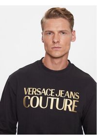 Versace Jeans Couture Bluza 75GAIT01 Czarny Regular Fit. Kolor: czarny. Materiał: bawełna