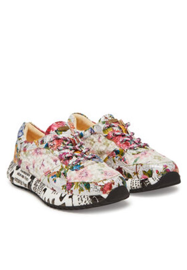 Laura Vita Sneakersy Burton 05 Kolorowy. Materiał: materiał. Wzór: kolorowy