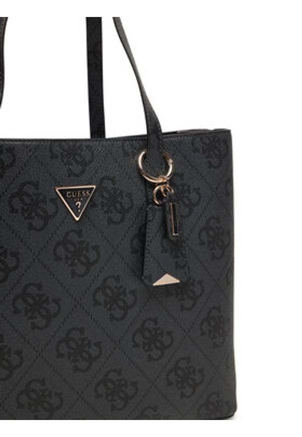 Guess Torebka Meridian II HWOS69 74230 Szary. Kolor: szary. Materiał: skórzane